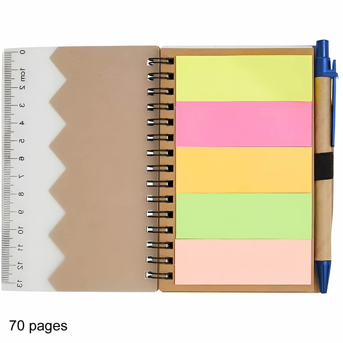KX-409 - Eco-Friendly Pocket Complete Set Notebook with Ruler