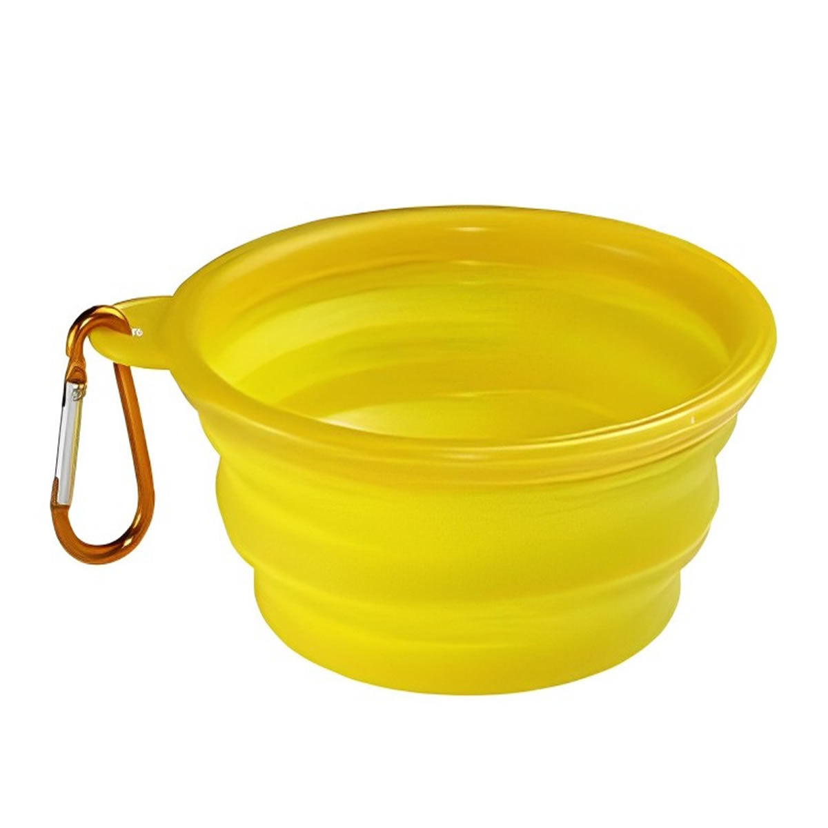 SL-32-Collapsible Silicone Dog Bowl with Carabiner