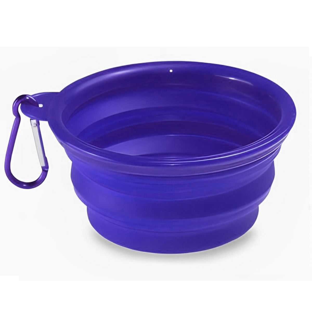 SL-32-Collapsible Silicone Dog Bowl with Carabiner
