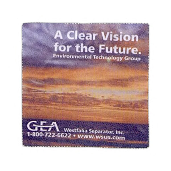 G-12-SUB - Sublimated 180gsm Microfiber Cleaning Cloth (6" x 6")