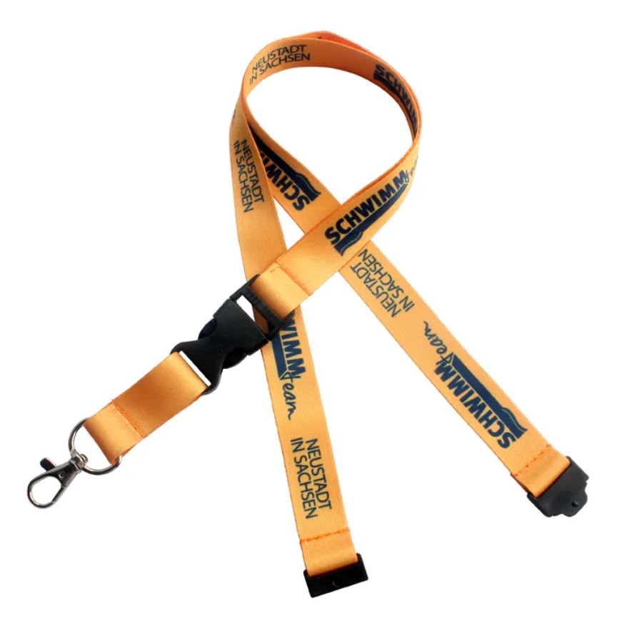 FCLYD-SBBR - Transfer Polyester Lanyard with Safety Breakaway and Buckle Release
