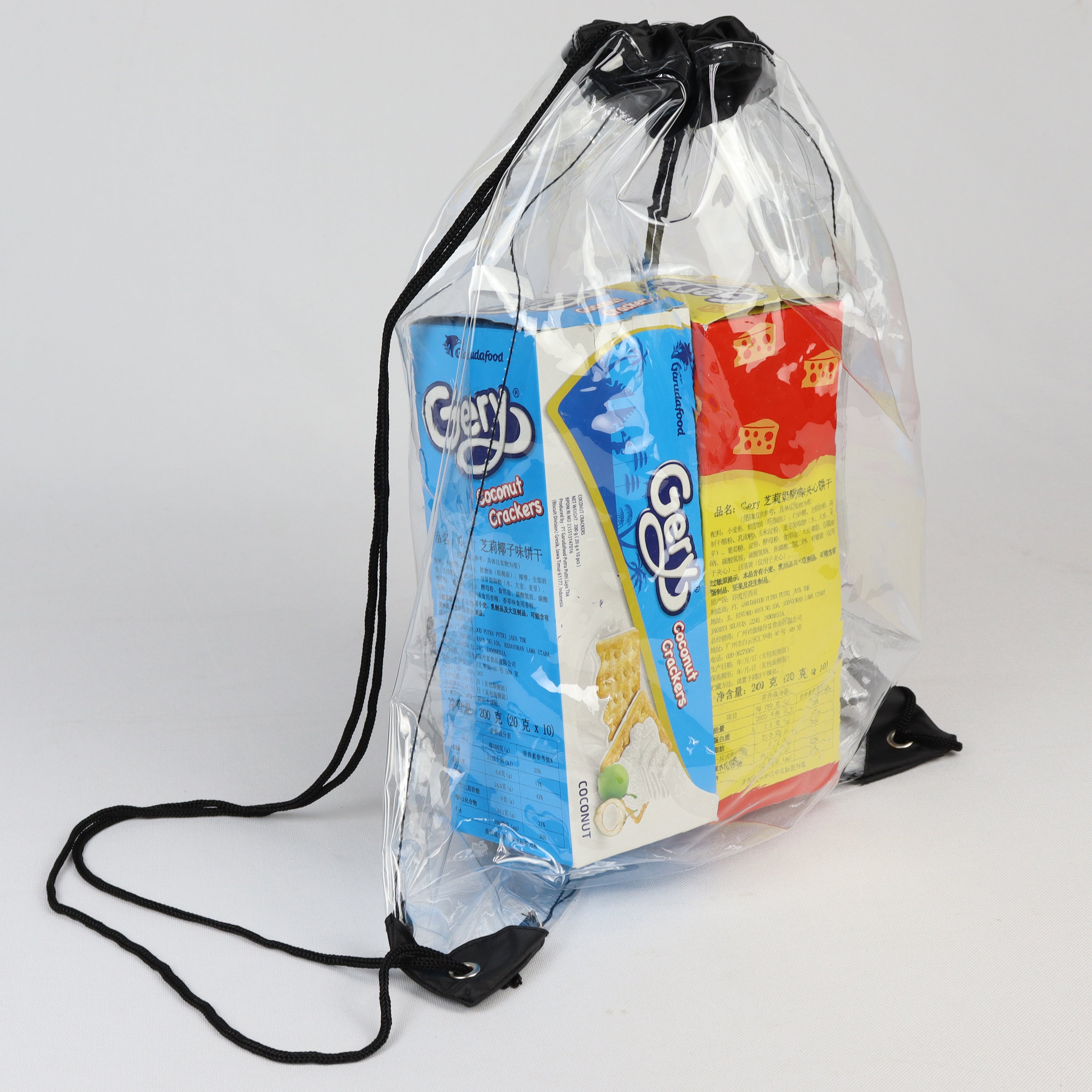LS-TPU602 - Clear Drawstring Bag