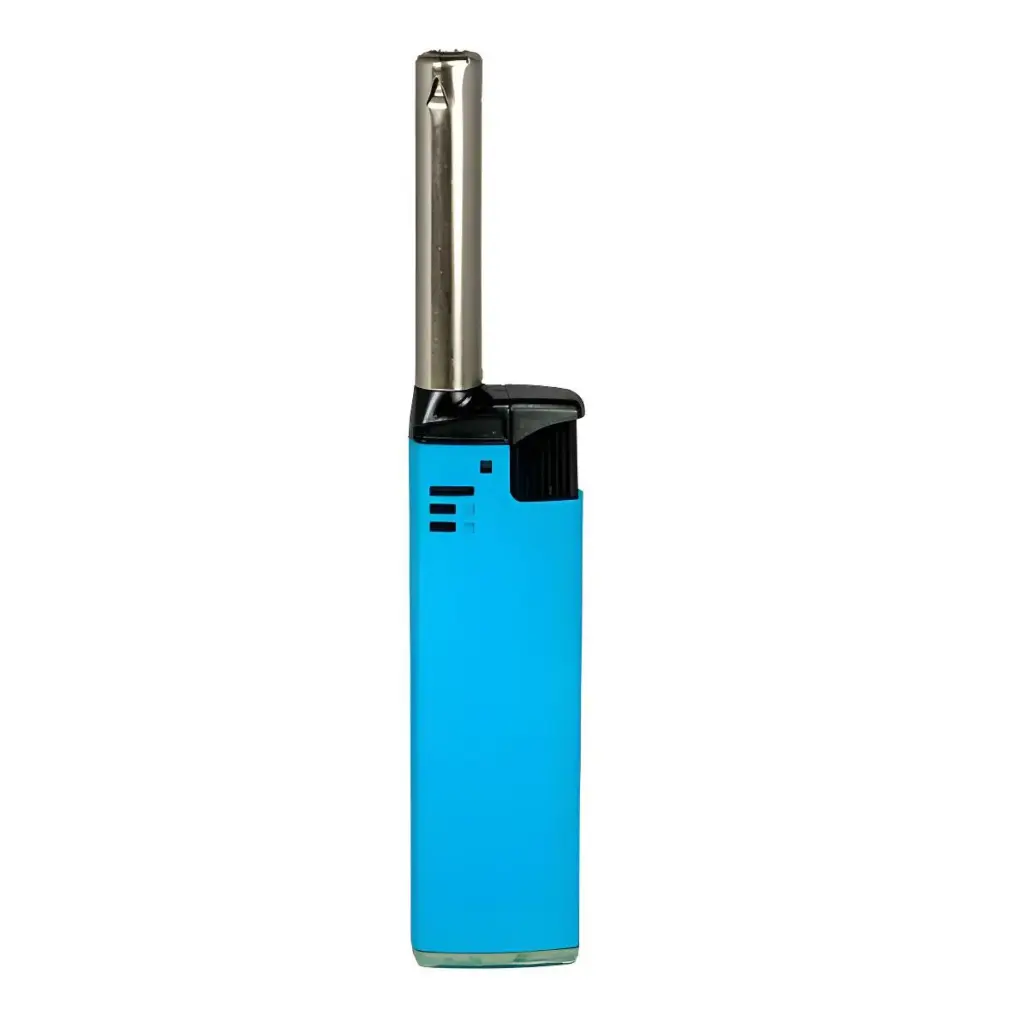 Mini BBQ Torch Lighters Neon Blue.webp