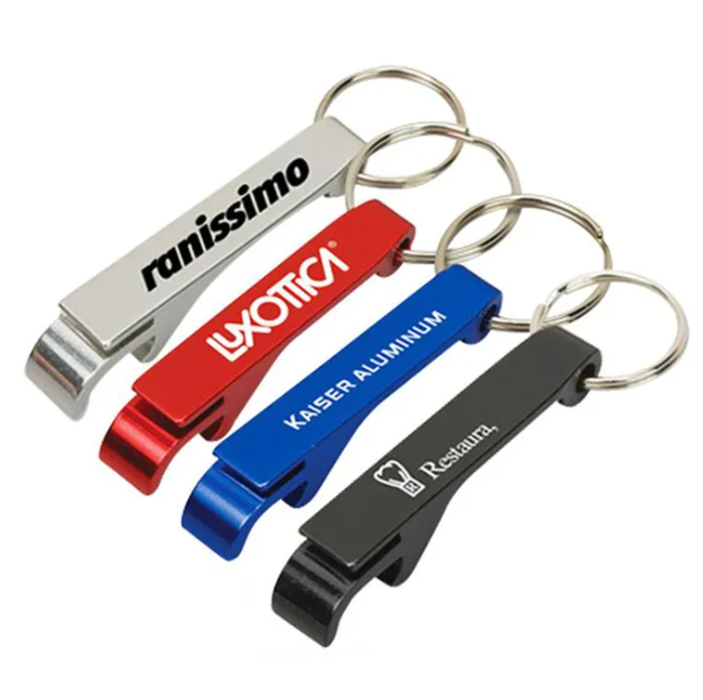 CU-06 - Colorful Aluminum Bottle Opener with Key Chain