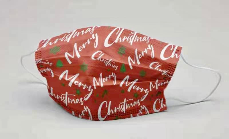 DM-1H - Holiday Pattern Disposable 3 Ply Mask - Adult's Option