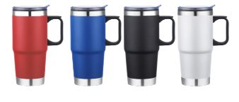 LS-298 - 24oz Stainless Steel Travel Mug with Stainless Steel Bottom