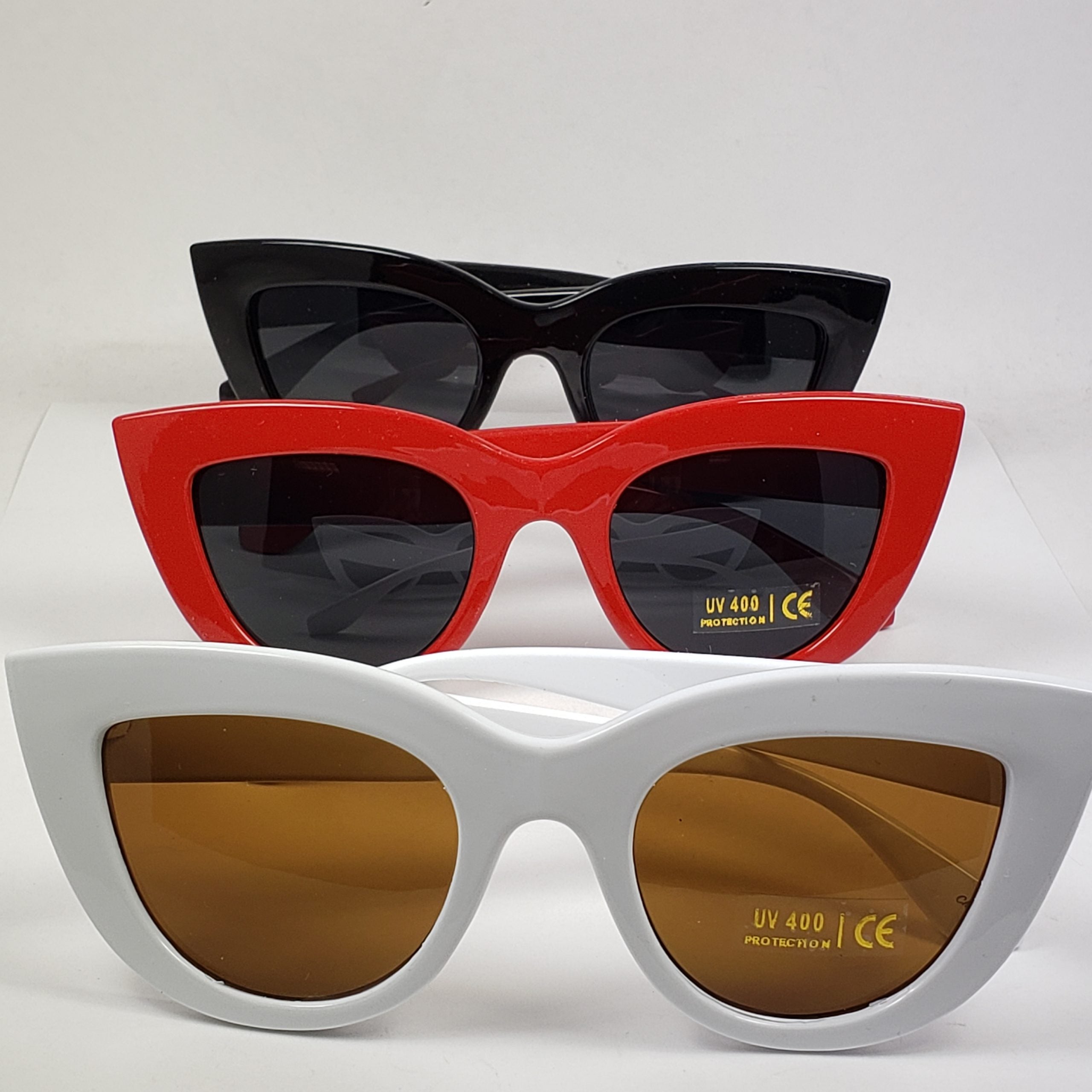 SB-9100 Cat Eye Rounded Sunglasses
