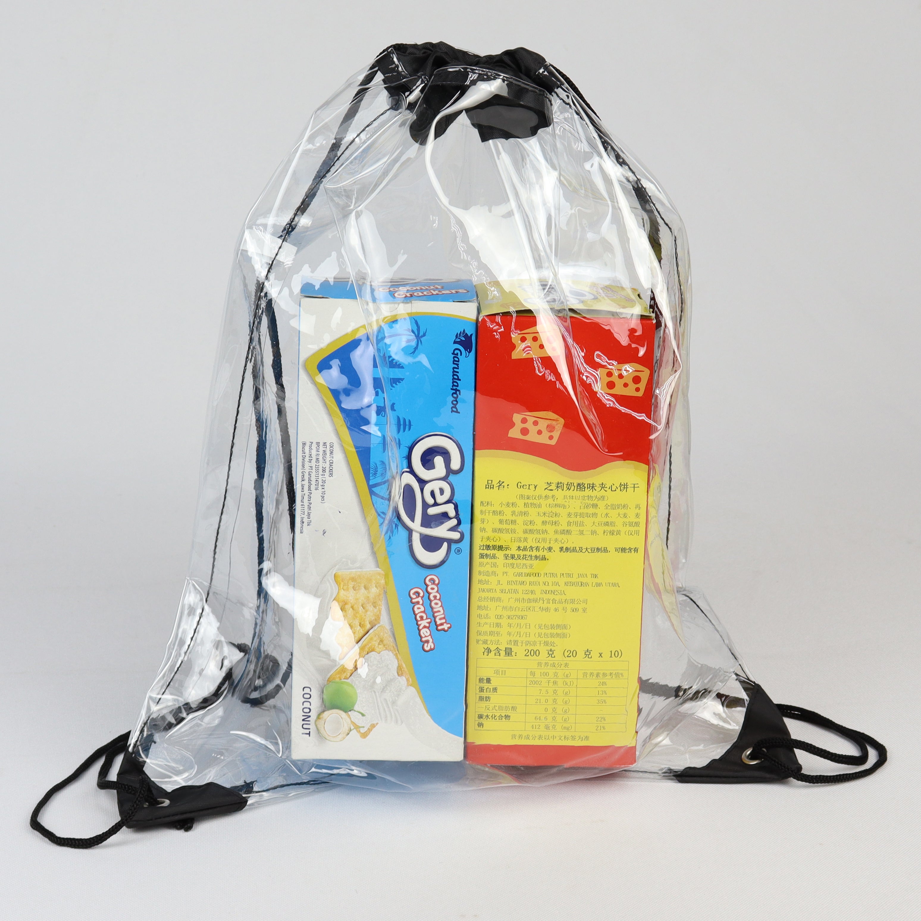 LS-TPU602 - Clear Drawstring Bag