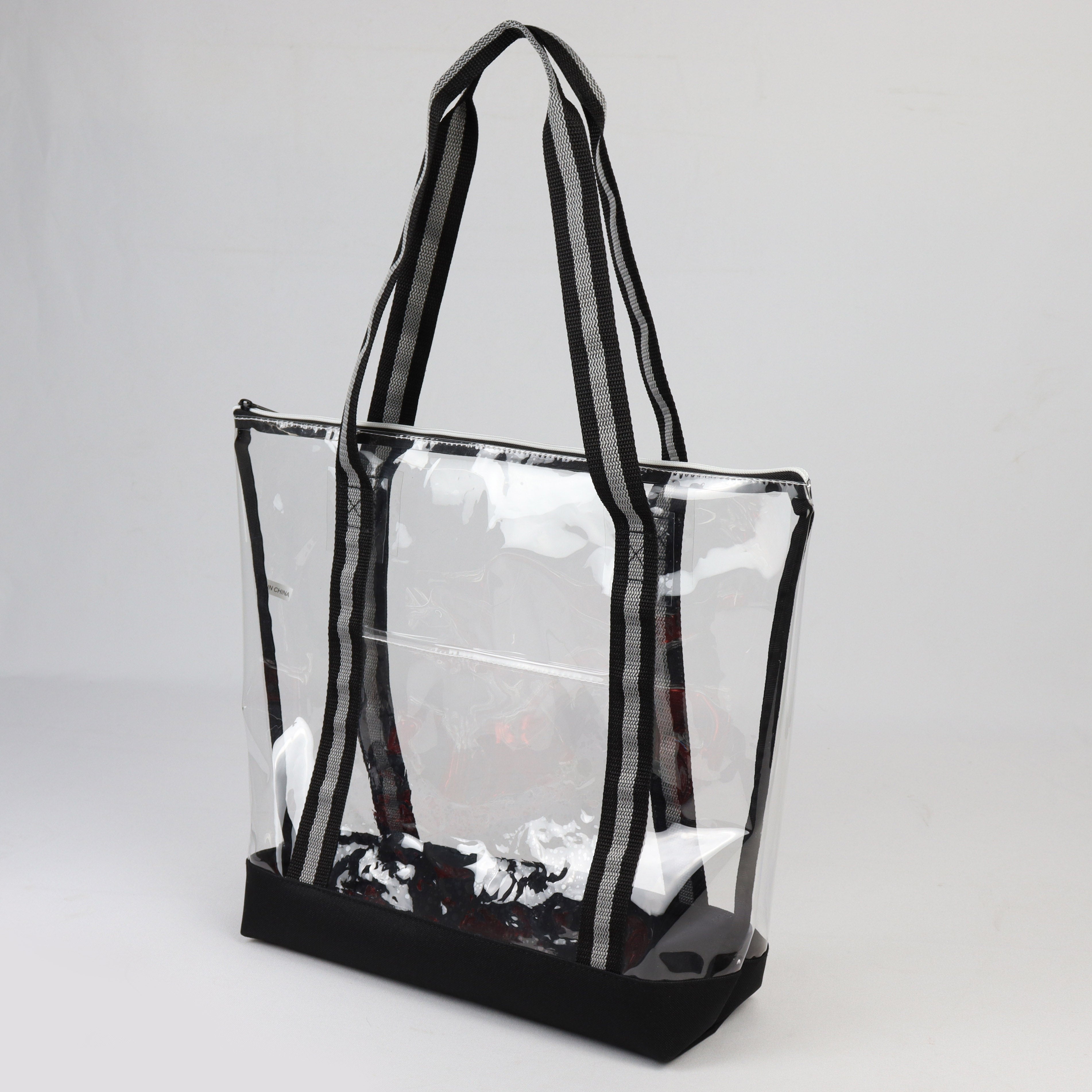 LS-TPU606 - Clear Tote Bag with Zipper