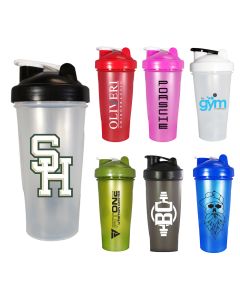 27oz Transparent Fitness Shaker Bottle