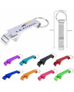 Aluminum Bottle Opener with Key Chain