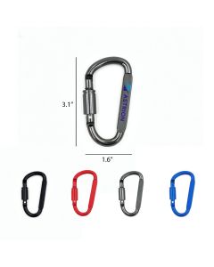 3.5 in. Aluminum Carabiner with lock