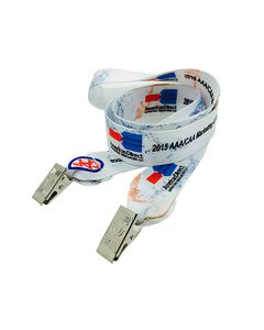 5/8" Full Color Double Ended Attachement Lanyard