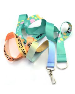 1/2" Full Color Polyester Lanyard