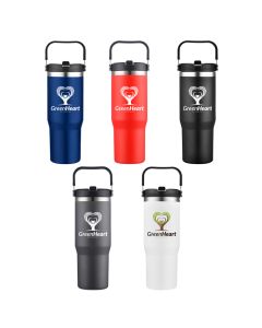 30oz Vacuum Travel Mug with Carrier