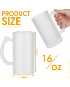 16oz Frosted Beer Mug