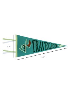 18.10" x 8.26" Medium Pennant Flag