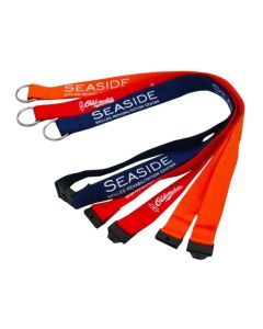 1/2" x 36" Polyester Silkscreen Lanyard with Safety Breakaway