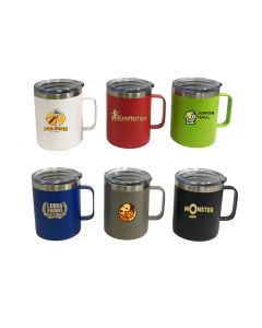 14oz. Ss Vacuum Camping Mug W/Handle