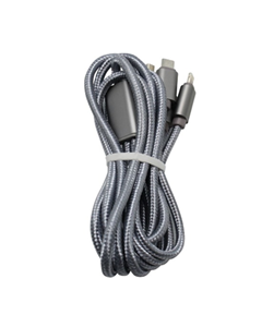 Over 6ft 3 in 1 Micro/TypeC/Lightning braided charging cable