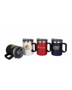 14oz. Stainless Camping Mug W/Handle