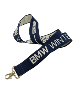 3/8" Woven Lanyard with Buckle Release and Retractable Reel