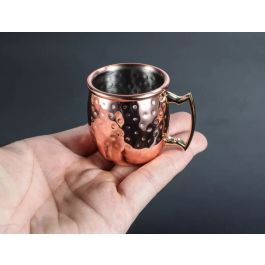 2oz Hammered Mini Moscow Shot Cup