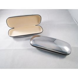 Silver Metal Eyeglass Case