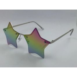 Semi Rimless Star Shaped Sunglasses