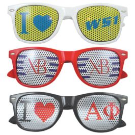 San Marino Sunglasses w/ Full Lens Imprint on Mesh Decal