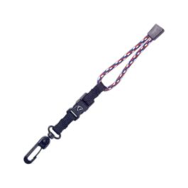 Lanyard w/ Swivel Plastic J-Hook & Snap Buckle (3/8