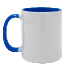 11 oz Navy Blue Inner & Handle Colored Mug