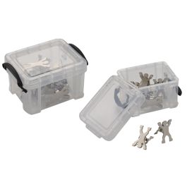 Storage Box w/ 8 Man Shaped Paper Clips