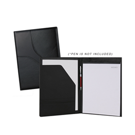 Leatherette Padfolio with Interior Pockets & Notepad