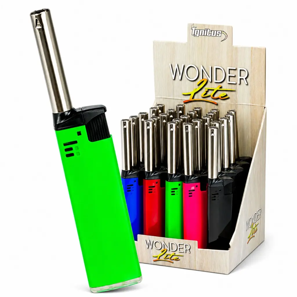 Mini BBQ Torch Lighters Neon Packaging.webp