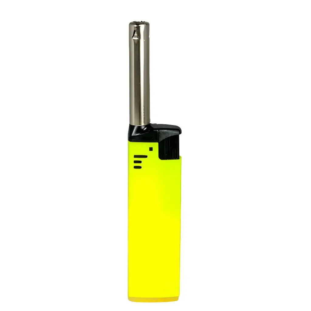 Mini BBQ Torch Lighters Neon Yellow.webp