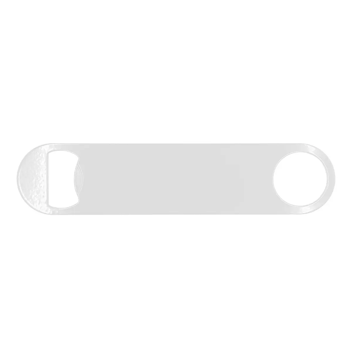 [3469- White] 7' Long Neck Paddle Bottle Opener (White)