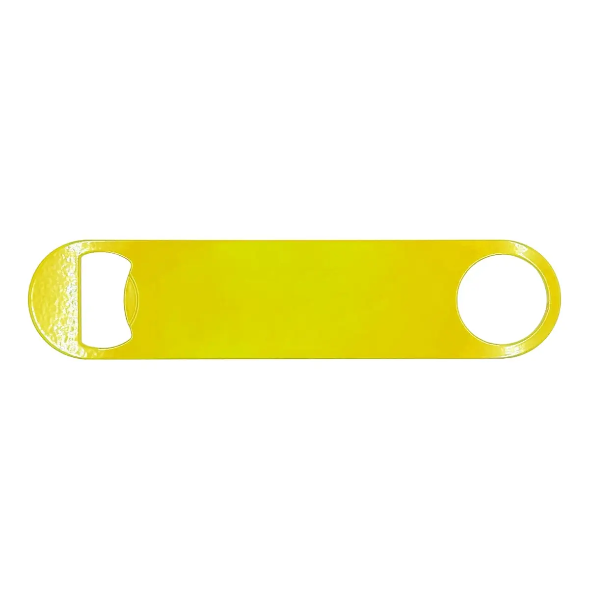 [3469- Yellow] 7' Long Neck Paddle Bottle Opener (Yellow)