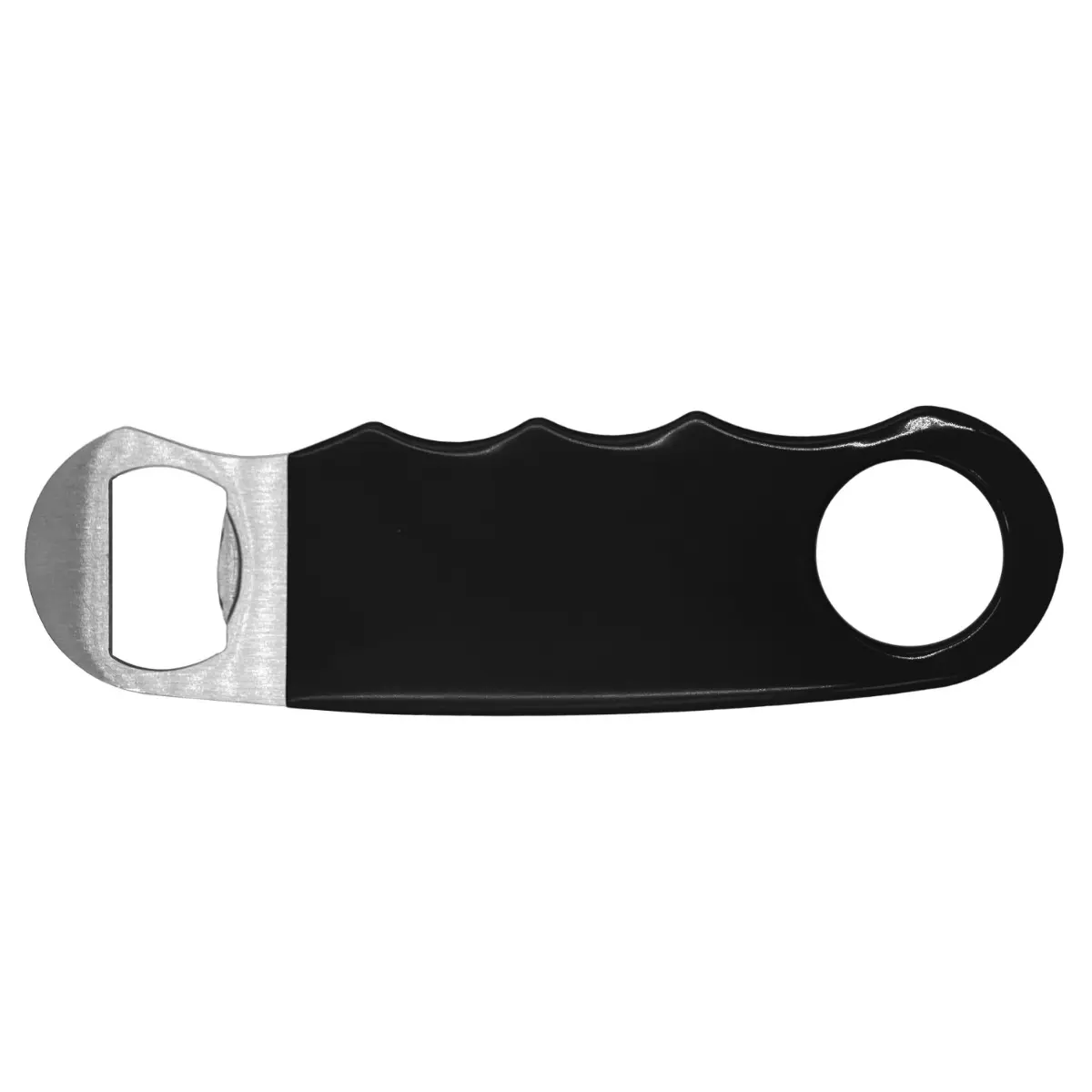 [3501- Black] Ergonomic Grip Bottle Opener (Black)