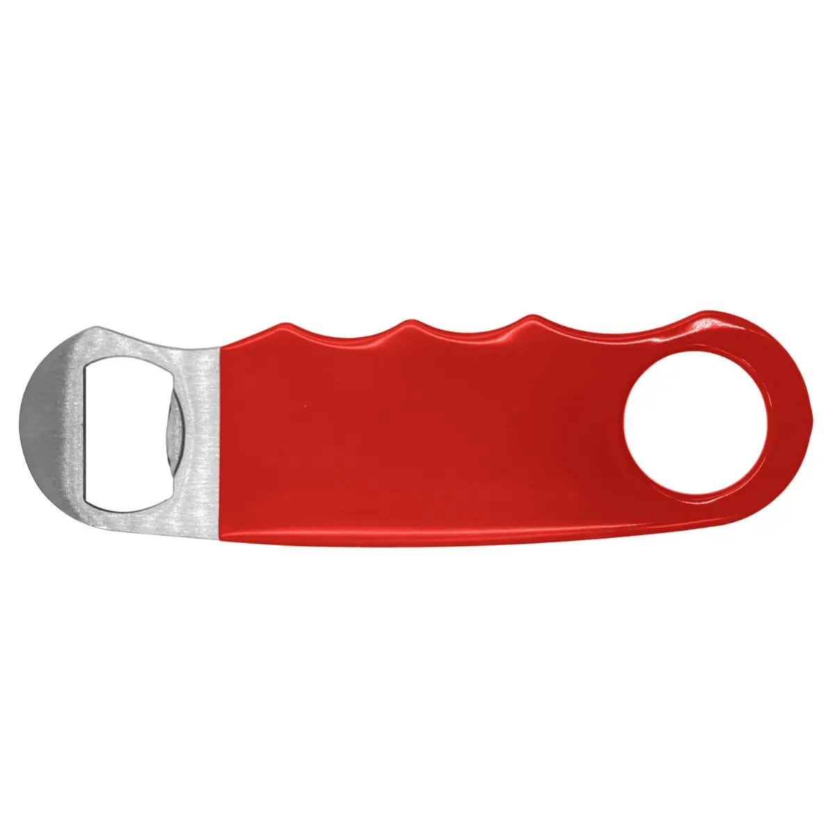 [3501- Red] Ergonomic Grip Bottle Opener (Red)