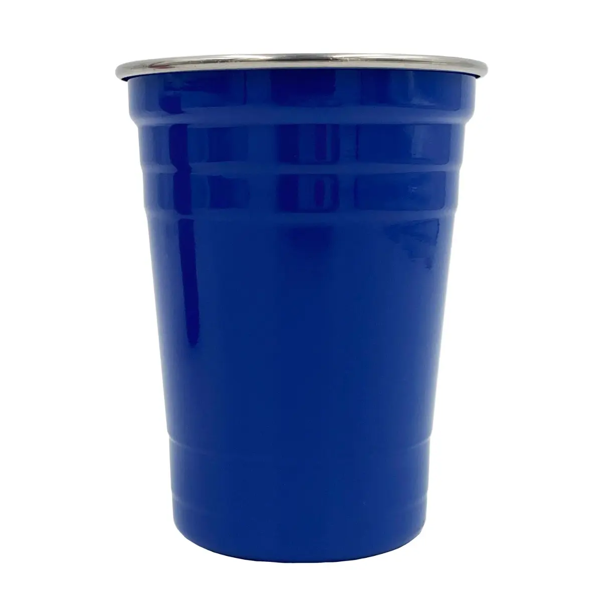 [5035- Blue] 16oz Stainless Steel Party Beer Pin Cups (Blue)