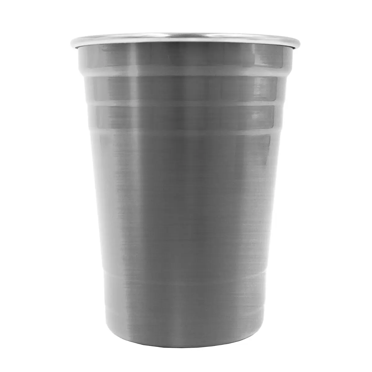 [5035- Silver] 16oz Stainless Steel Party Beer Pin Cups (Silver)