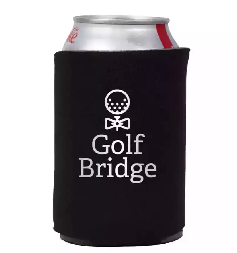 [B-902- Black] Neoprene Can Cooler Sleeve 12oz Cans (Black)