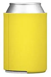 [B-902- Yellow] Neoprene Can Cooler Sleeve 12oz Cans (Yellow)