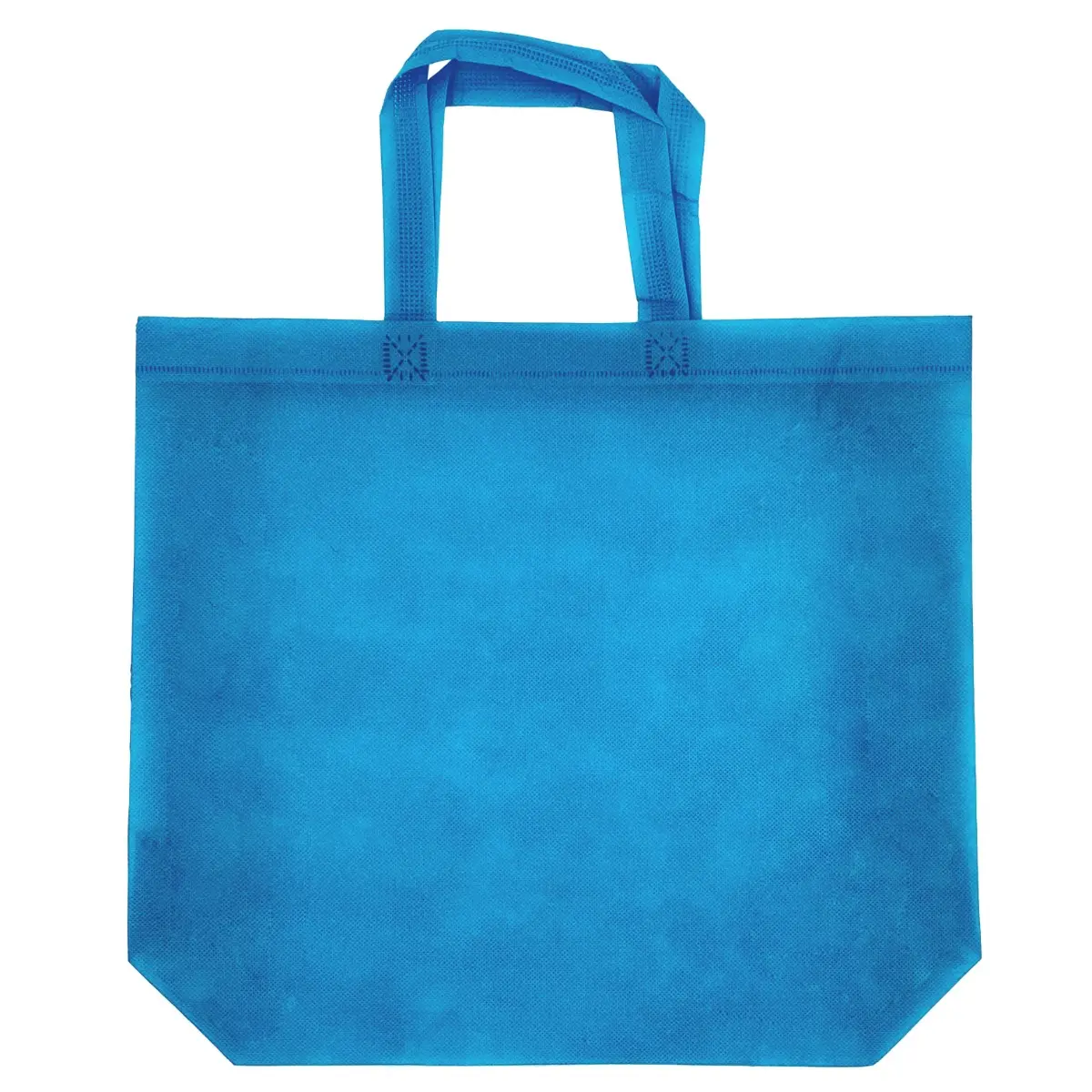 [B801- Blue] Non-Woven Juliet Grocery Tote Bag  - 3D (18" x 14" x 5") (Blue)