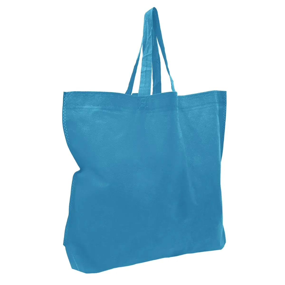 [B802- Blue] Non-Woven Bag - Slant Lily Bag (18" x 14" x 4") (Blue)