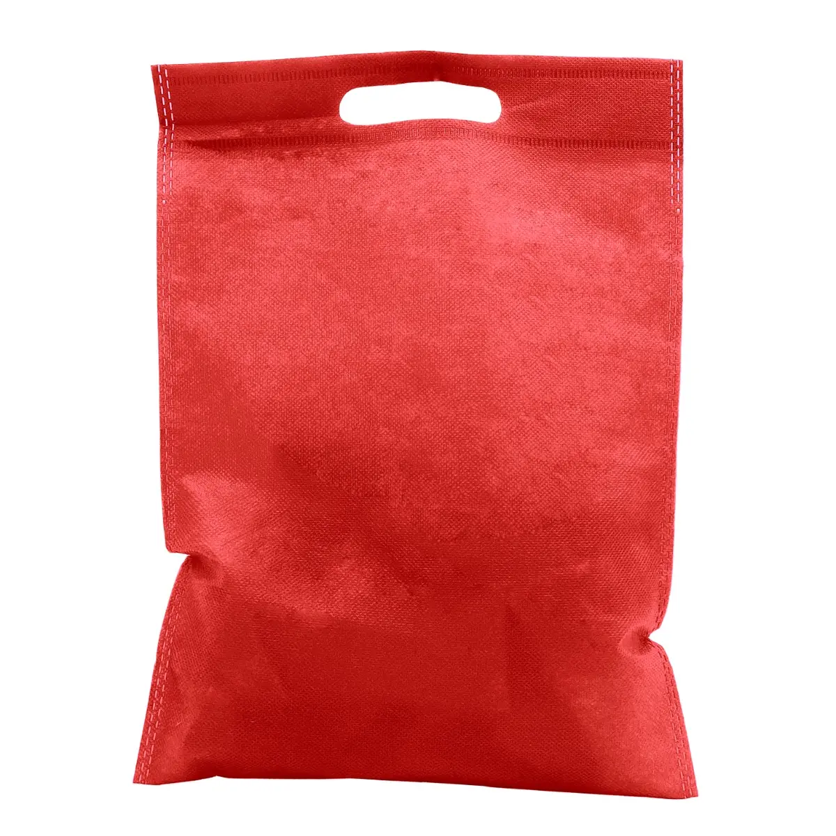 [B803- Red] Non-Woven Trade Show Exhibition Tote Bag (10in. x 14in.) (Red)