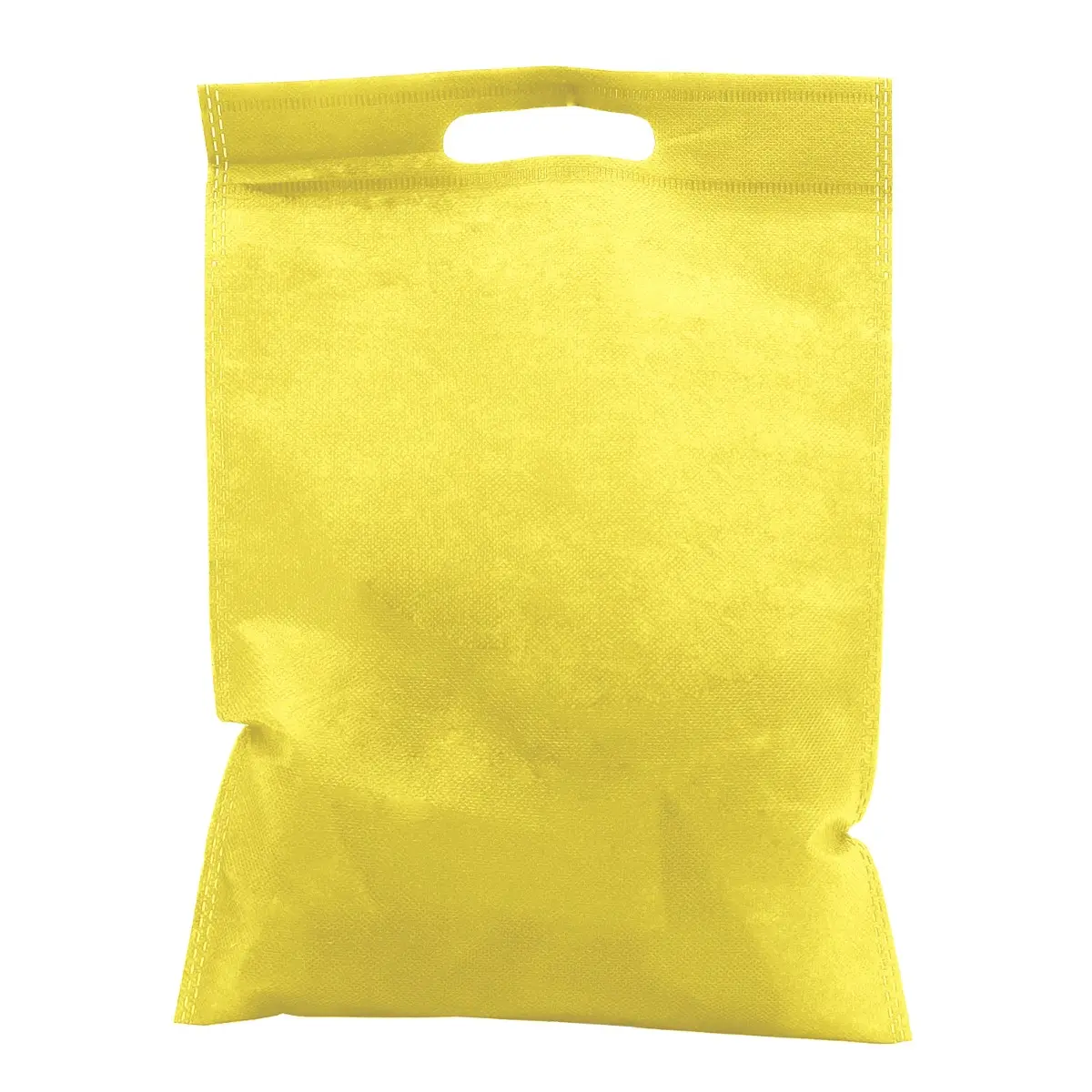 [B803- Yellow] Non-Woven Trade Show Exhibition Tote Bag (10in. x 14in.) (Yellow)