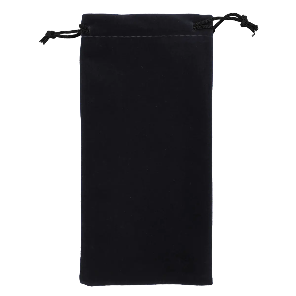 [BM-12- Black] Velvet  Drawstring Pouch (Black)