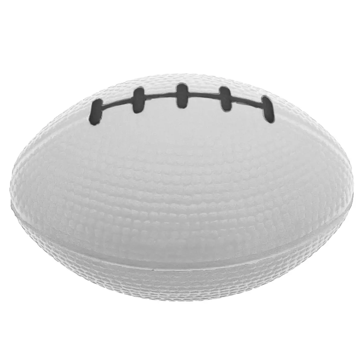 [CLT-10- White] 3 inch Football Stress Ball Relief (White)